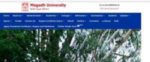 Magadh University Merit List 2021