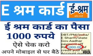 E Shram Card