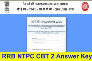 Railway NTPC CBT 2 Answer Key 2022