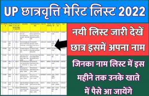 Up Scholarship List June