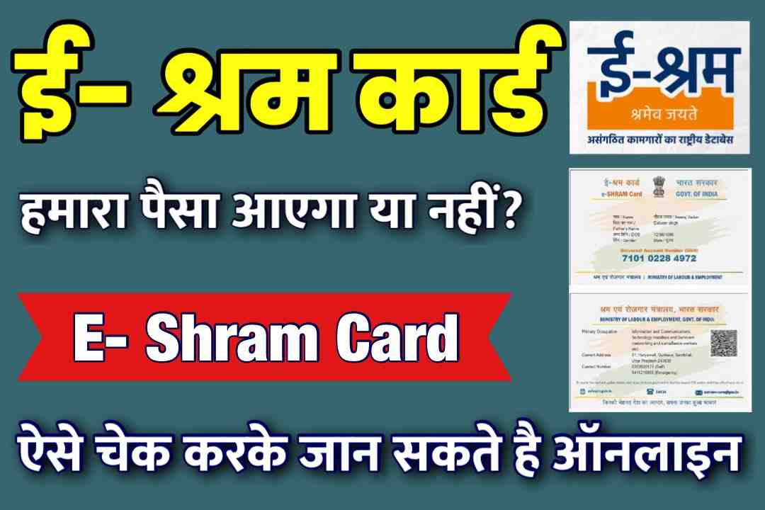E Shram Card payment