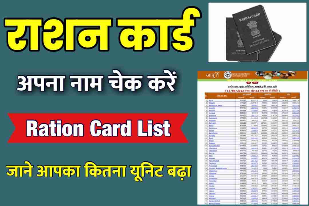 Ration Card List Check Name