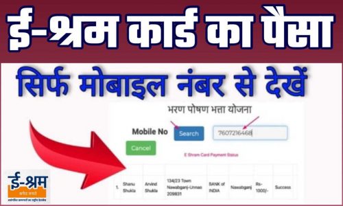 E Shram Card Check Pay