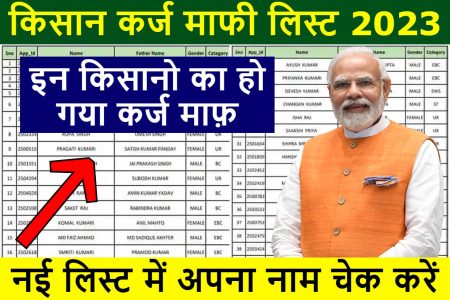 Kisan Karj Mafi yojana Updates