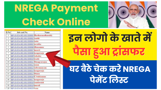 NREGA Payment Check Online: घर बैठे चेक करे NREGA पेमेंट लिस्ट?