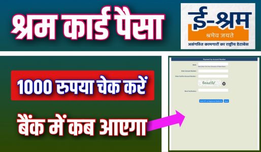 Shram Card Payment Status Check With Aadhar Card