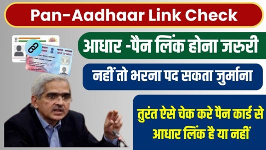Pan-Aadhaar Link Check