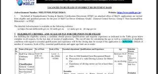 NIELIT Staff Driver Recruitment 2026