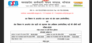 MPESB Bharti 2026 Post : Van Rakshak, Jail Prahari, Sahayak Jail Adhikshak