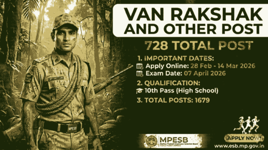 MPESB Forest Guard Online Form 2026