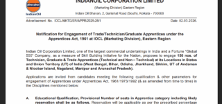 IOCL Apprentice Online Form 2026