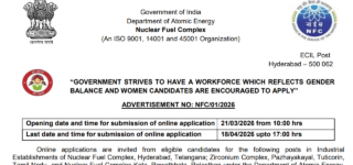 Nuclear Fuel Complex Vacancy 2026