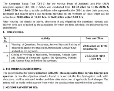rrb alp answer key
