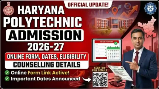 Haryana Polytechnic Admission 2026-27