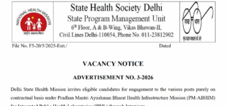 Delhi IPHL Recruitment 2026