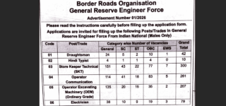 BRO GREF Recruitment 2026