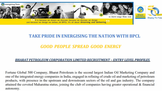 BPCL Recruitment 2026